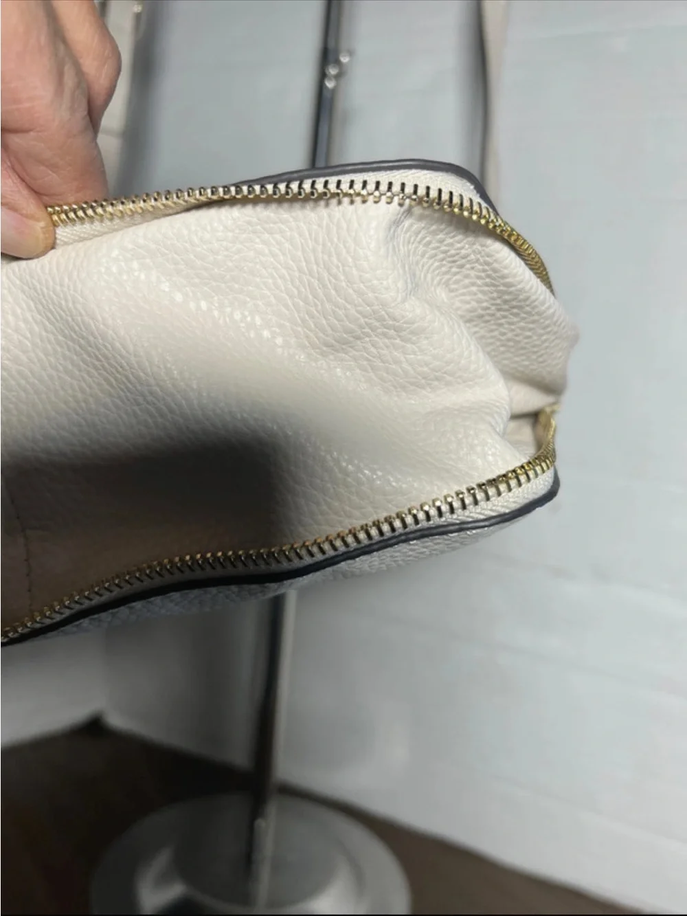 Nine West Cream Crossbody Shoulder Bag with Adjustable Strap